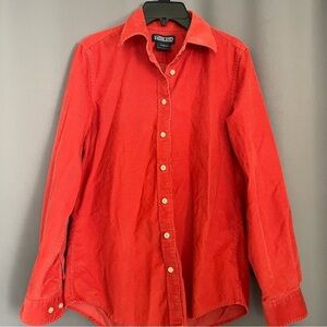 Lands End Women’s Corduroy Shirt Size 4Regular